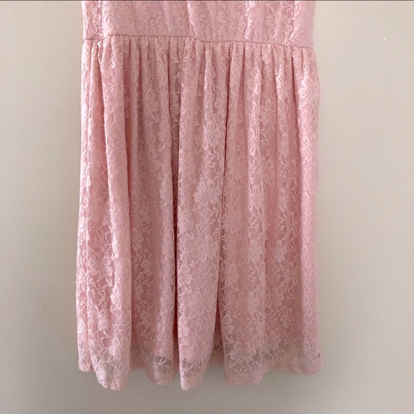 Vintage y2k Rue 21 Pink Lace Mini Dress Women’s Size Small - Picture 4 of 9